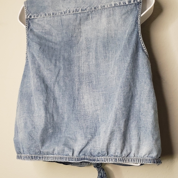 Hippie Laundry denim tie top - Picture 2 of 5